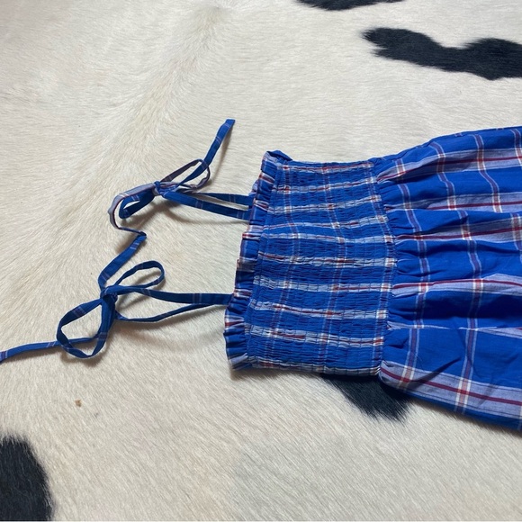 SweetHoney Girls' Plaid Bow Decor Cami Jumpsuit - Picture 4 of 8